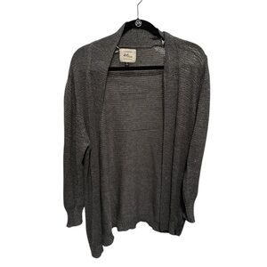 Gray knit sweater